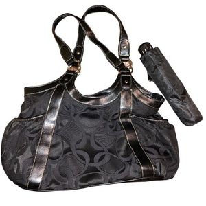 Canvas Handbag And‎ Umbrella Set NEW